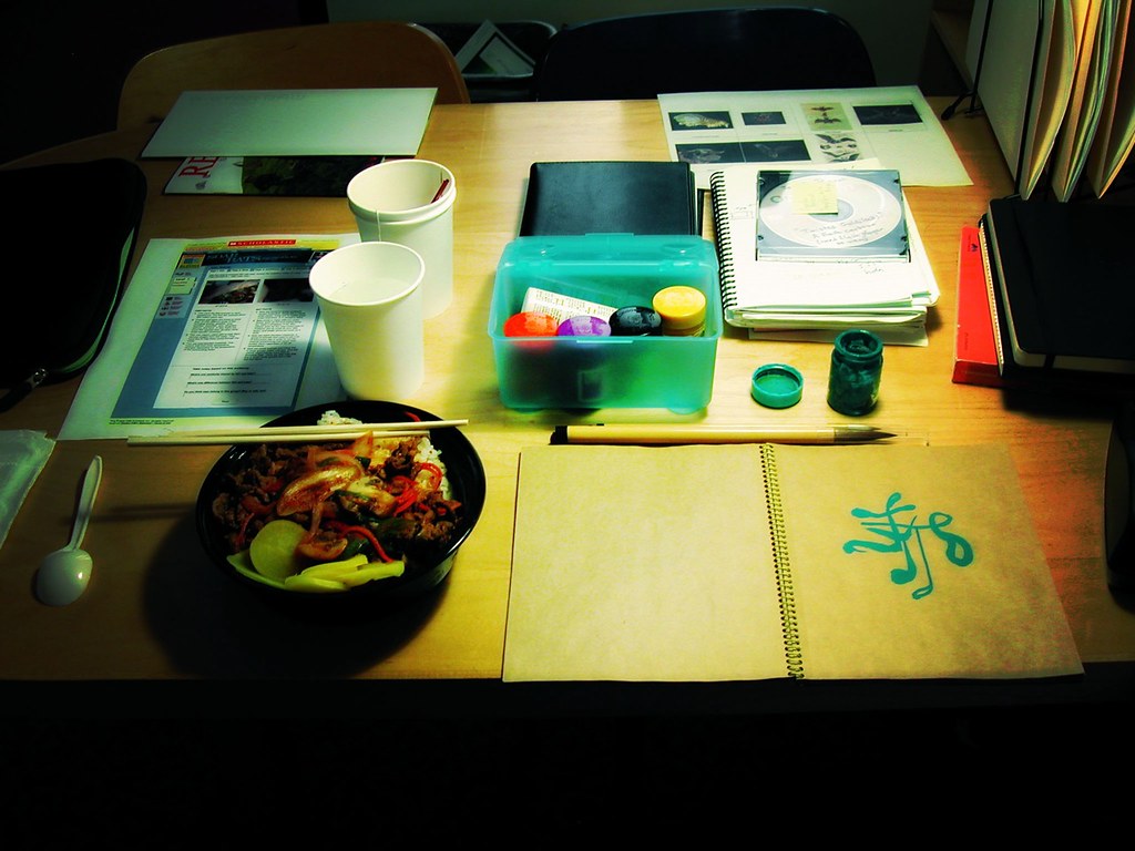 Lunch break + Calligrapomorphic